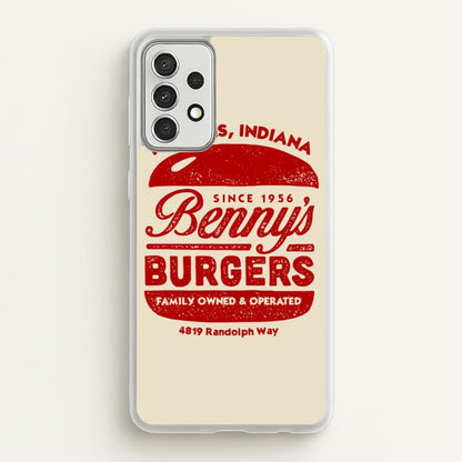 Benny's Burgers  - Stranger Things Phone Case for Galaxy A52 / A52s