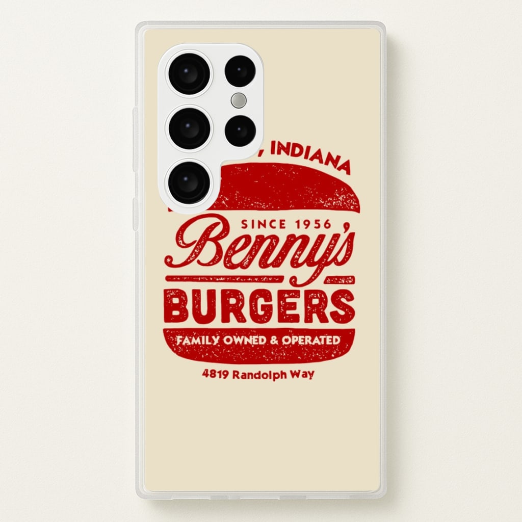 Benny's Burgers  - Stranger Things Phone Case for Galaxy S24 Ultra