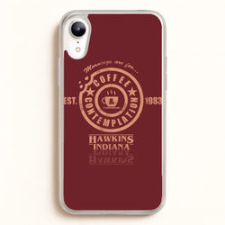 Coffee Contemplation  - Stranger Things Phone Case for iPhone XR