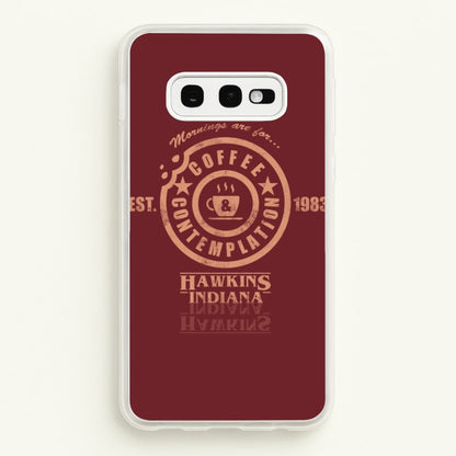 Coffee Contemplation  - Stranger Things Phone Case for Galaxy S10e