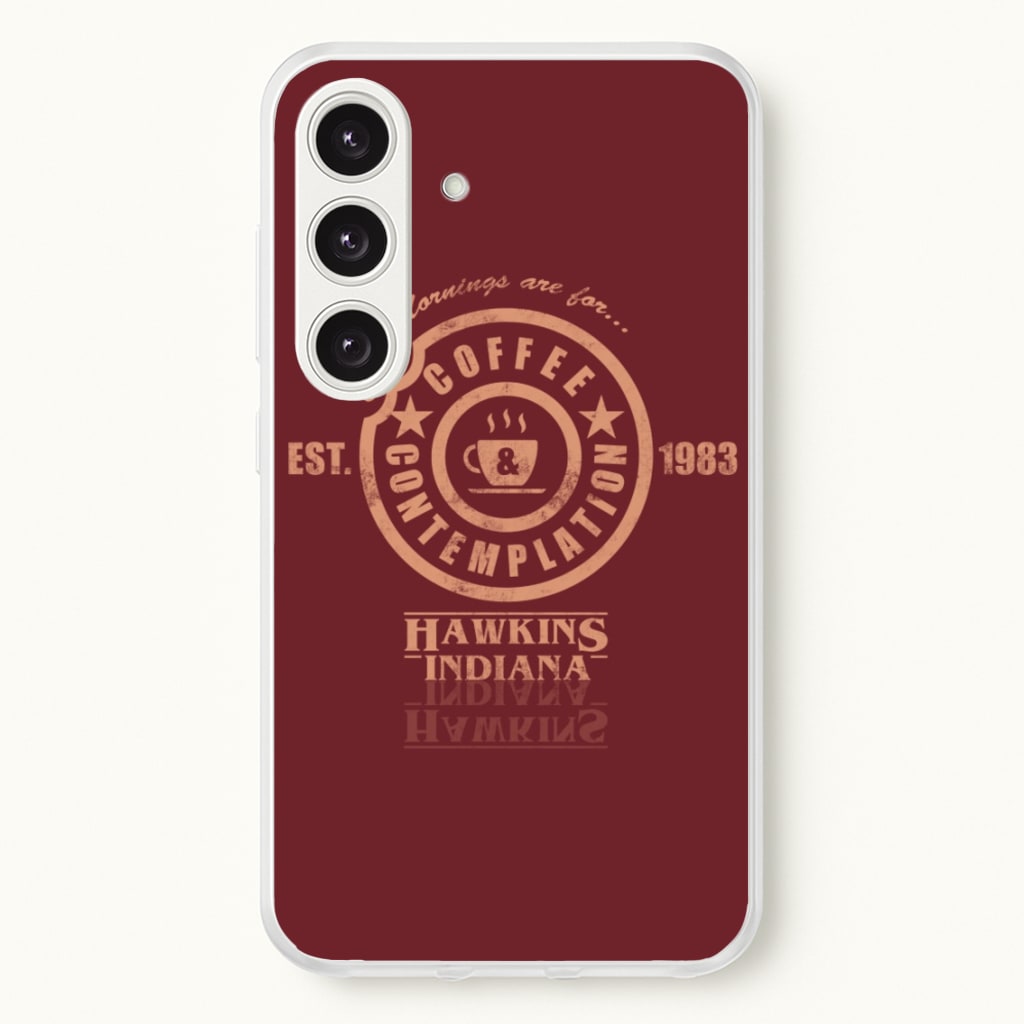 Coffee Contemplation  - Stranger Things Phone Case for Galaxy S24FE
