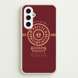 Coffee Contemplation  - Stranger Things Phone Case for Galaxy A14