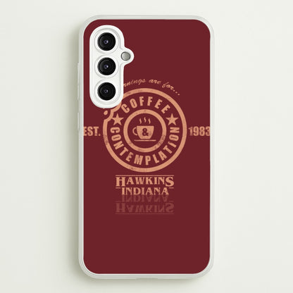 Coffee Contemplation  - Stranger Things Phone Case for Galaxy A14