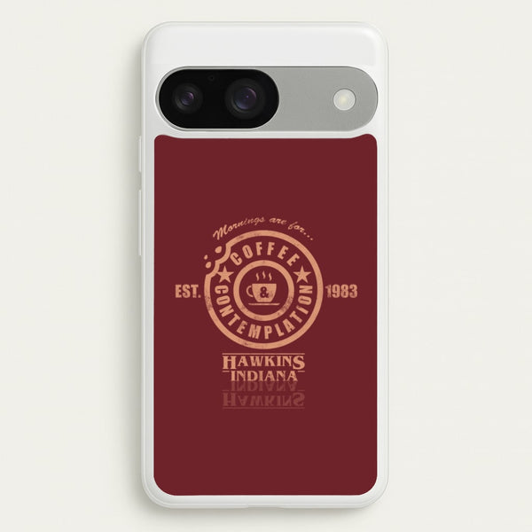 Coffee Contemplation  - Stranger Things Phone Case for Google Pixel 9 / 9 Pro