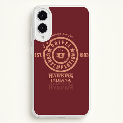 Coffee Contemplation  - Stranger Things Phone Case for Galaxy S25 Edge