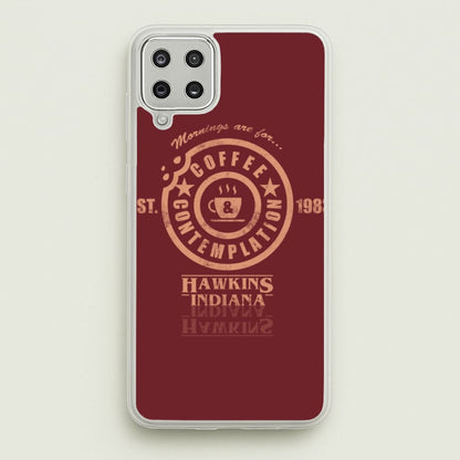 Coffee Contemplation  - Stranger Things Phone Case for Galaxy A12