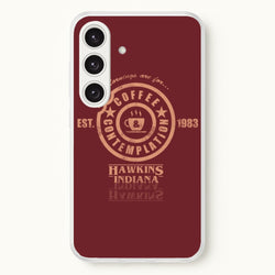 Coffee Contemplation  - Stranger Things Phone Case for Galaxy S24