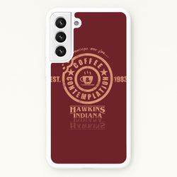 Coffee Contemplation  - Stranger Things Phone Case for Galaxy S22 Plus