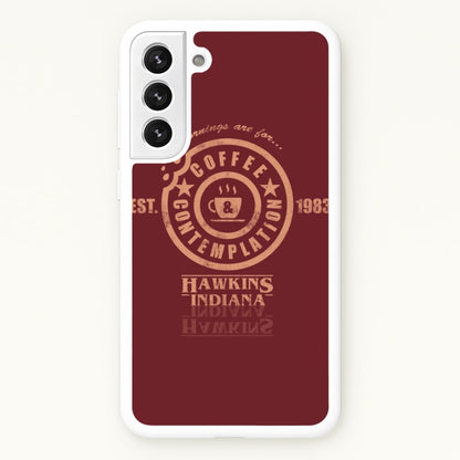Coffee Contemplation  - Stranger Things Phone Case for Galaxy S22 Plus