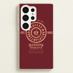 Coffee Contemplation  - Stranger Things Phone Case for Galaxy S25 Ultra