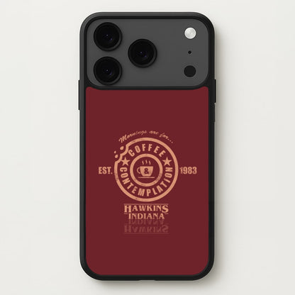 Coffee Contemplation Phone Case for iPhone 17 Pro Max