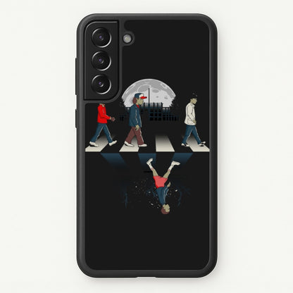 Upside Down Road  - Stranger Things Phone Case for Galaxy S21 Plus