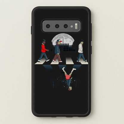 Upside Down Road  - Stranger Things Phone Case for Galaxy S10 Plus