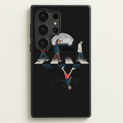 Upside Down Road  - Stranger Things Phone Case for Galaxy S25 Ultra