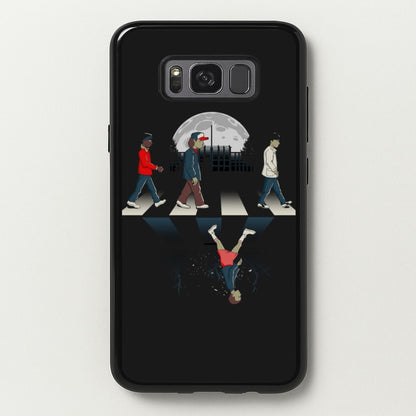 Upside Down Road  - Stranger Things Phone Case for Galaxy S8