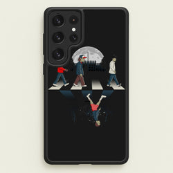 Upside Down Road  - Stranger Things Phone Case for Galaxy S22 Ultra
