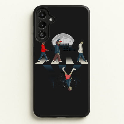 Upside Down Road  - Stranger Things Phone Case for Galaxy A36