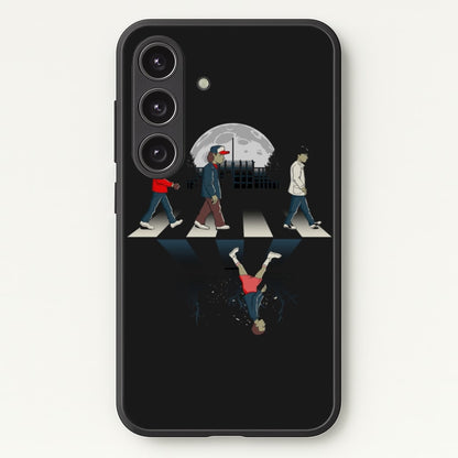 Upside Down Road  - Stranger Things Phone Case for Galaxy S25 Plus