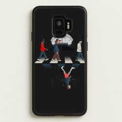 Upside Down Road  - Stranger Things Phone Case for Galaxy S9