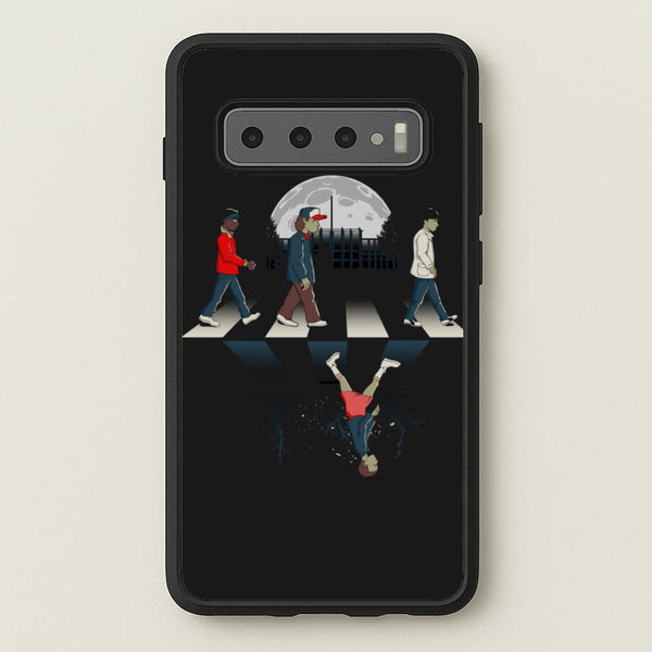 Upside Down Road  - Stranger Things Phone Case for Galaxy S10