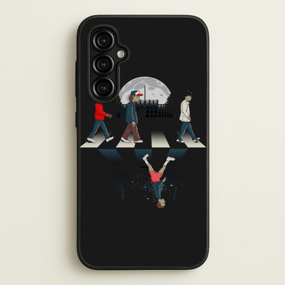 Upside Down Road  - Stranger Things Phone Case for Galaxy A54