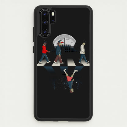 Upside Down Road  - Stranger Things Phone Case for Huawei P30 Pro