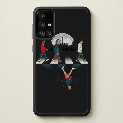 Upside Down Road  - Stranger Things Phone Case for Galaxy A71