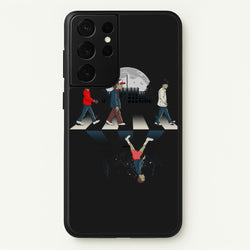 Upside Down Road  - Stranger Things Phone Case for Galaxy S21 Ultra