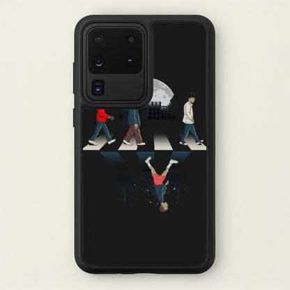Upside Down Road  - Stranger Things Phone Case for Galaxy S20 Ultra
