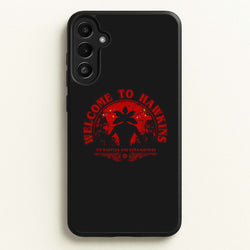 Welcome To Hawkings  - Stranger Things Phone Case for Galaxy A34