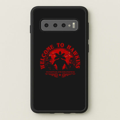 Welcome To Hawkings  - Stranger Things Phone Case for Galaxy S10 Plus