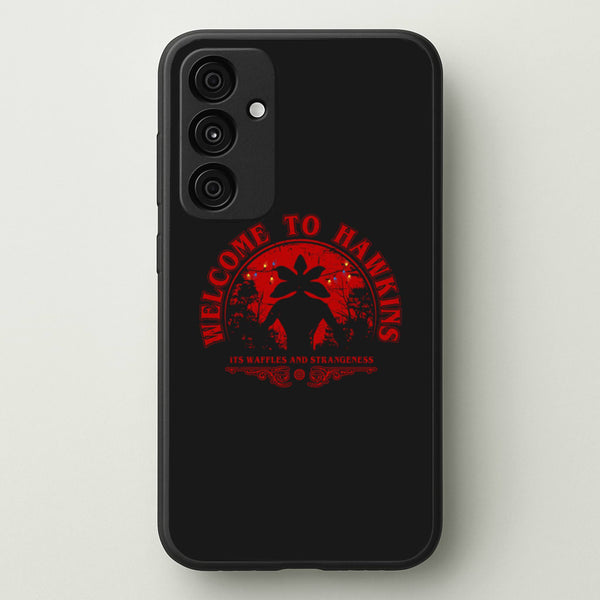 Welcome To Hawkings  - Stranger Things Phone Case for Galaxy A55