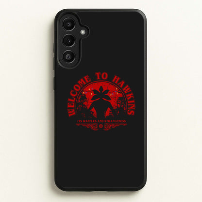 Welcome To Hawkings  - Stranger Things Phone Case for Galaxy A36