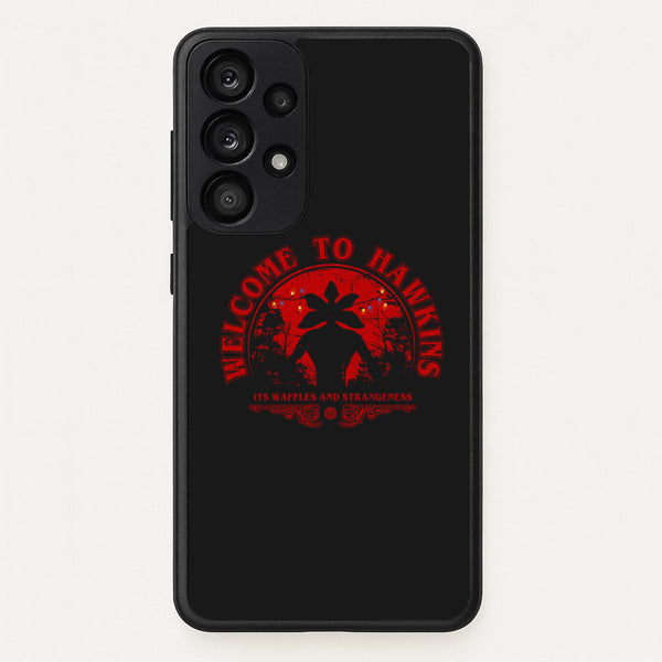Welcome To Hawkings  - Stranger Things Phone Case for Galaxy A33