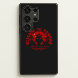 Welcome To Hawkings  - Stranger Things Phone Case for Galaxy S25 Ultra