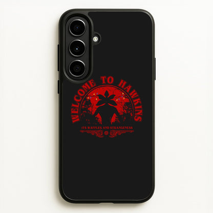 Welcome To Hawkings  - Stranger Things Phone Case for Galaxy A56