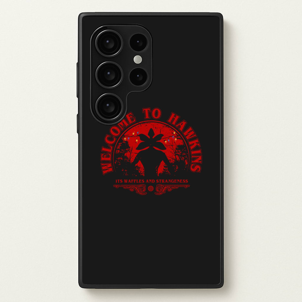 Welcome To Hawkings  - Stranger Things Phone Case for Galaxy S24 Ultra