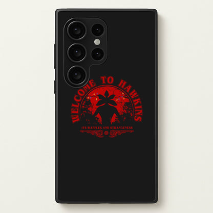 Welcome To Hawkings  - Stranger Things Phone Case for Galaxy S24 Ultra