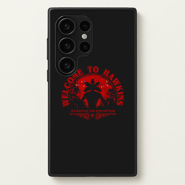 Welcome To Hawkings  - Stranger Things Phone Case for Galaxy S24 Ultra