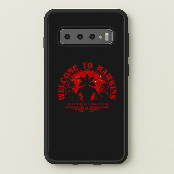 Welcome To Hawkings  - Stranger Things Phone Case for Galaxy S10