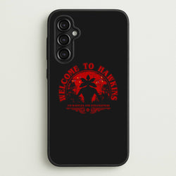 Welcome To Hawkings  - Stranger Things Phone Case for Galaxy A14