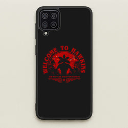 Welcome To Hawkings  - Stranger Things Phone Case for Galaxy A12