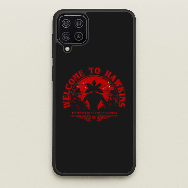 Welcome To Hawkings  - Stranger Things Phone Case for Galaxy A12