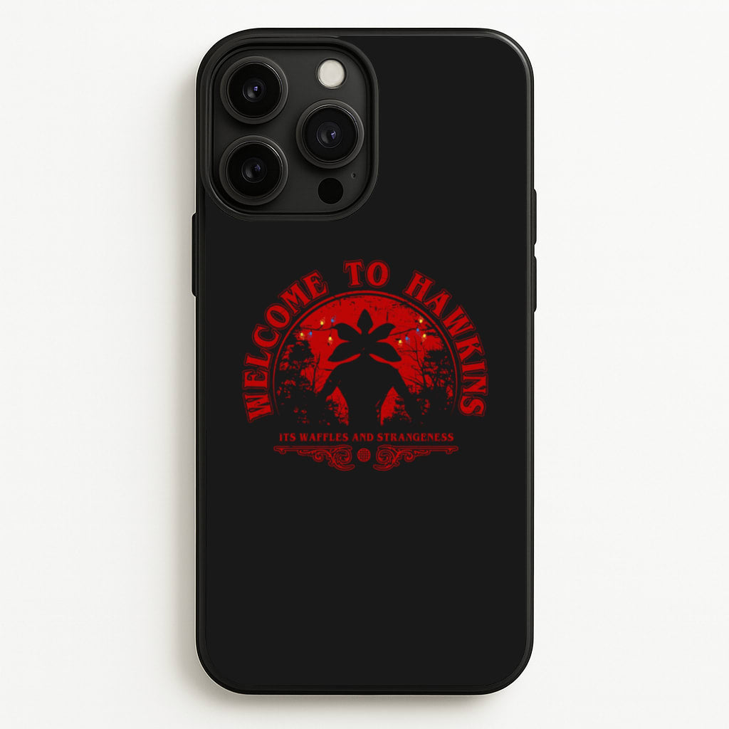 Welcome To Hawkings  - Stranger Things Phone Case for iPhone 13 Pro Max
