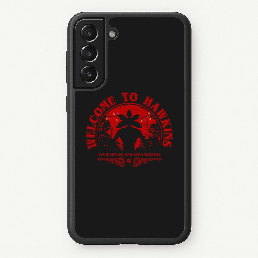 Welcome To Hawkings  - Stranger Things Phone Case for Galaxy S21FE