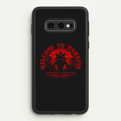 Welcome To Hawkings  - Stranger Things Phone Case for Galaxy S10e