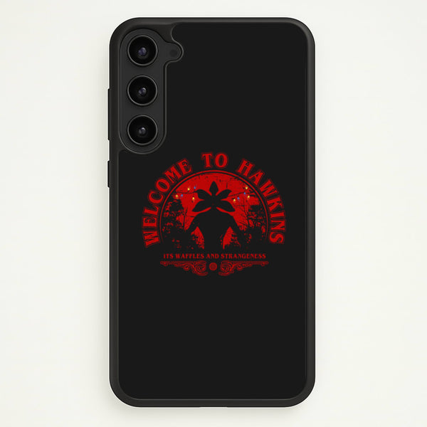 Welcome To Hawkings  - Stranger Things Phone Case for Galaxy S23 Plus