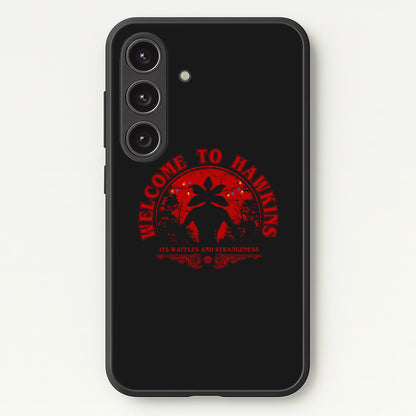 Welcome To Hawkings  - Stranger Things Phone Case for Galaxy S24 Plus