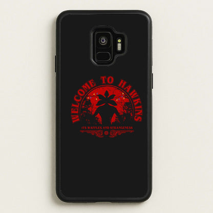 Welcome To Hawkings  - Stranger Things Phone Case for Galaxy S9
