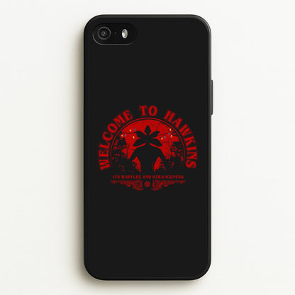 Welcome To Hawkings  - Stranger Things Phone Case for iPhone 5 / 5s / SE 2016